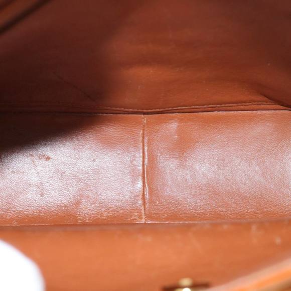 CHANEL Matelasse Shoulder Bag Nylon Brown CC Auth 60924A - Picture 10 of 16